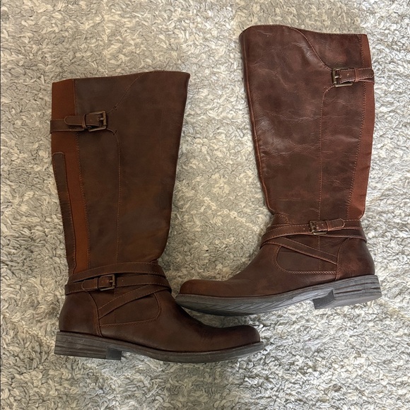 BareTraps Womens size 9 Brown Knee High Boots - Picture 1 of 4